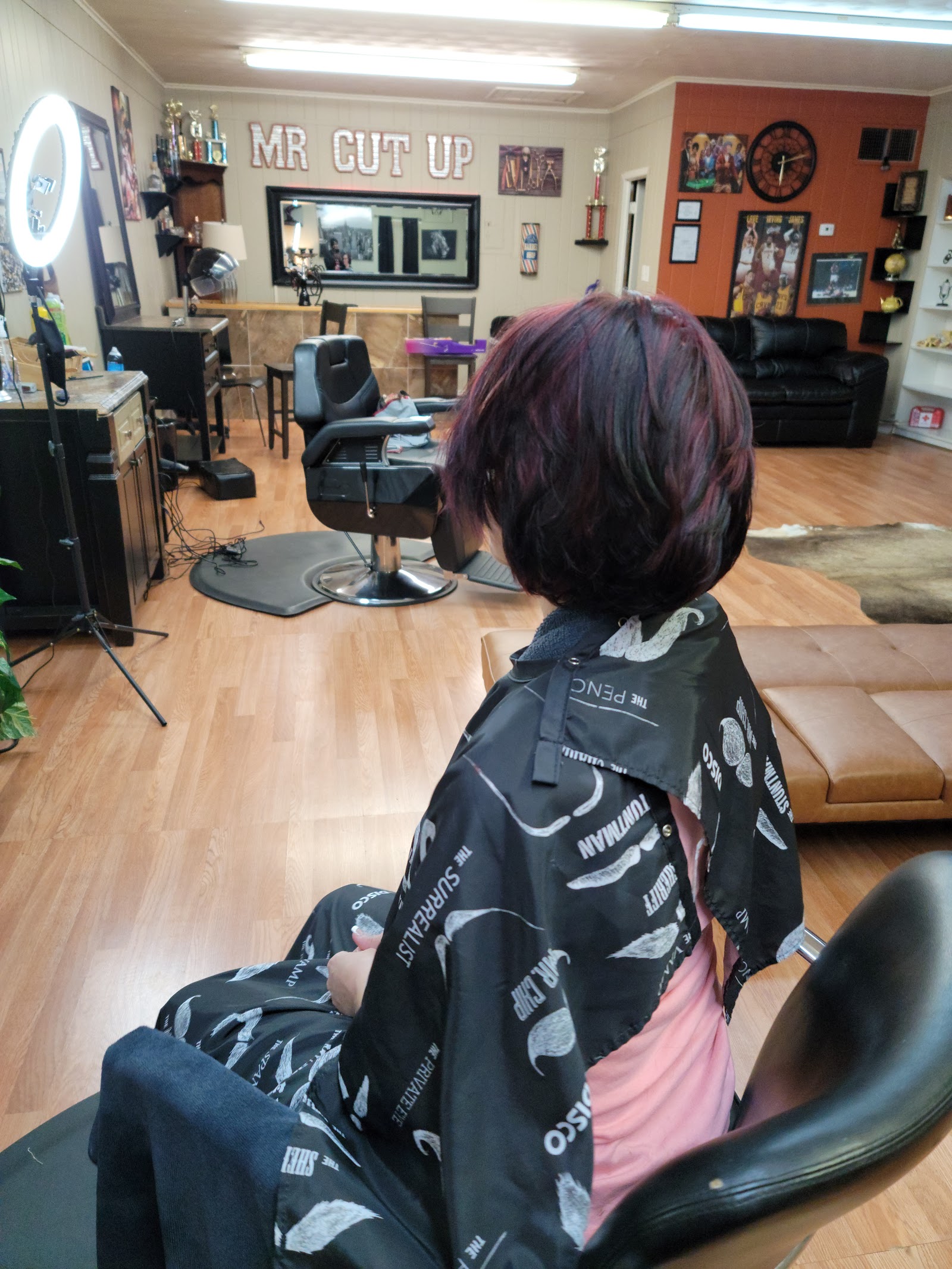 Inside Fade'em Up Barber Shop